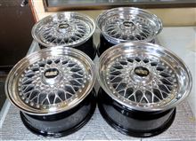 BBS-RS16インチ/ピッチ加工からのバレル研摩カスタムリフレッシュ