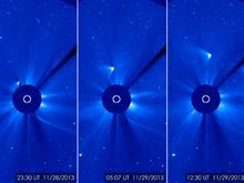 アイソン彗星、核の一部は残った？　NASAが太陽から離れる画像公開