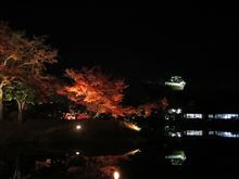 彦根城の玄宮園ライトアップ！