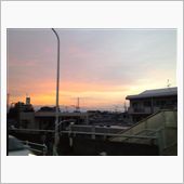相模原市淵野辺駅からの夕焼け ...