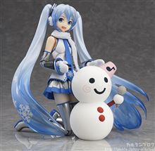 【初音ミク】figma『雪ミク』登場！ 表情は「微笑み顔」と朗らかな「歌い顔」に加え、頬を染めた「照れ顔」の3種！ 「マフラー」「手袋」パーツやマスコット「雪だるま」などが付属！【さっぽろ雪まつり】