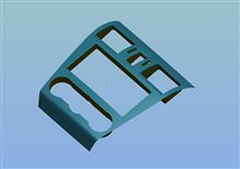 【カーボン商品】ナビ周りのパネル図面化してます。