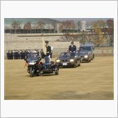 大阪府警年頭視閲式予行