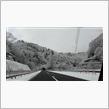 雪の東北道　弘前に向けて