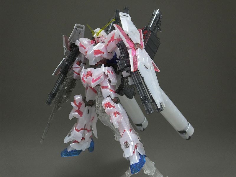 HGUCフルアーマーユニコーン劇場限定パールクリアVer.」を作って