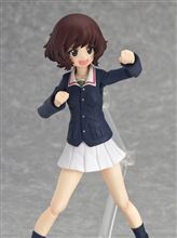 【ガールズ＆パンツァー】figma『秋山優花里』登場！ にやけ顔やぐしゃ髪交換用頭部付属！ ヒヤッホォォウ！最高だぜぇぇぇ！【明日より予約開始】