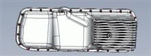 RB25DEなどをハコスカやS30Zなどに搭載する時に使うアルミ鋳造オイルパン　その2