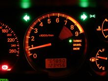総走行距離123456km達成。