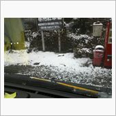 雪 積もりました。