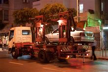 違法駐車すると。。今時のレッカー車wwwё