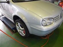 こちらも冬の準備完了..ゴルフⅣ　GTI　BS　VRX　225/45R17＋ABT