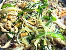 豚肉とニラともやしのオイスターソース炒めを作った