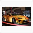 ブリジストンタイヤで　ニュルブルクリンクを　制した　LFA　(東京オートサロンにて展示)