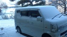 雪積もったな！！(゜ロ゜ノ)ノ