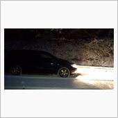 早朝、雪上ドライブ！