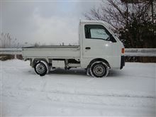 ツーシーターミッドシップの雪ドリ