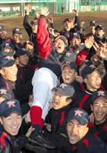 母校が甲子園初出場決定。