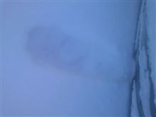 雪を吹き飛ばす
