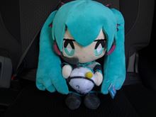 ミク(ぬいぐるみ)と一緒