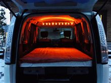 快適車中泊にインテリアイルミネーション製作