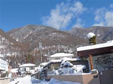 大雪の翌日は穏やかな晴れだった。わんこと散歩！