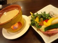 チーズフォンデュ