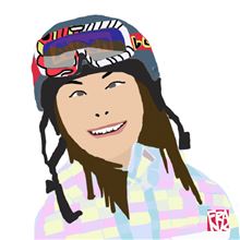 メダルは残念だったけど、笑顔がとても良かったよ〜（^ ^/　って事で今日は休日返上で上村愛子ちゃん！