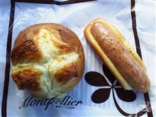 今日のパンと雪の現状。