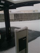 積雪してます。