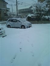 昨日の降雪の影響は辛かった