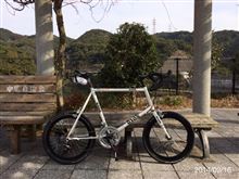 ダム周辺をライド