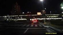 夜の横断歩道 夜の横断歩道