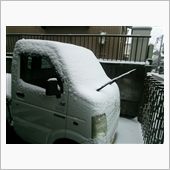 大雪の後で