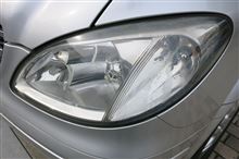 MB V350(W639)のフロントバンパーカバー外しとヘッドライトの水気取り
