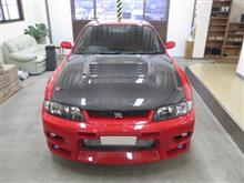 日産 スカイライン(R33)GT-R、採寸&装着確認(完成) 日産 スカイライン(R33)GT-R、採寸&装着確認(完成)