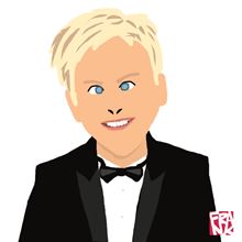 アカデミー賞の自分撮りも広告だったんですね〜。今日のお題はエレン・デジェネレスさん♪