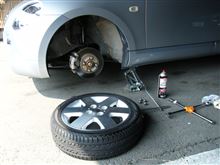 嫁車を夏タイヤに交換