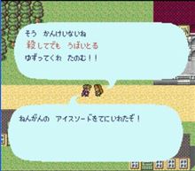 念願の…
