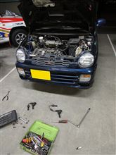 ダンガン４のプラグ＆マフラー交換。