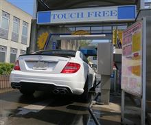 オフ会ツーリング後、やっと洗車