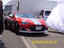 トヨタ８６　は　　やっぱり　かっこいいですね。　(スーパーGTラウンドⅡ)