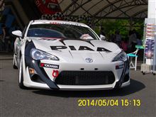 スーパーGT　ラウンド②　　展示車両　　　トヨタ８６