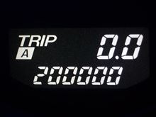 ようやく到達！200,000km