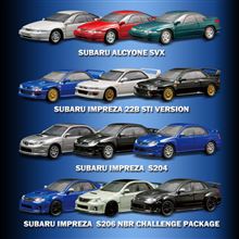KYOSHO　スバル・ミニカーコレクション(1BOX20個)