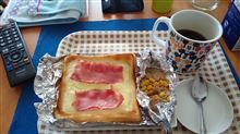 ちゃっちゃーと朝飯作って・・・・・