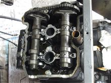 ZZR250 カムチェーンガイド交換