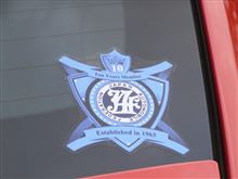 ZN6　JAF　10周年記念ステッカー