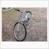 自転車で