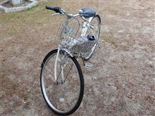 自転車で