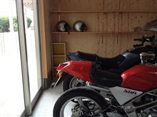 バイク小屋完成(･ω･)